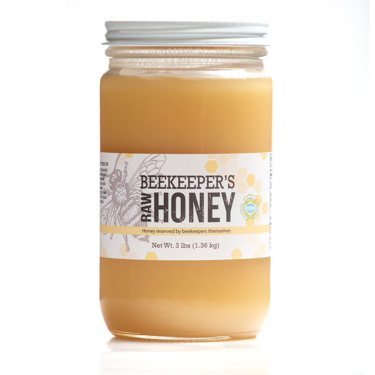 Raw Beekeepers Honey 48 oz Glass Jar – Bare Honey